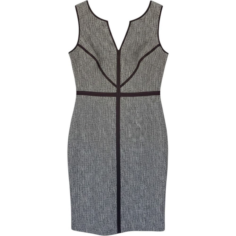 Ann Taylor Petite Grey Tweed Sheath Dress Sleeveless Workwear 0P NWT 15359551